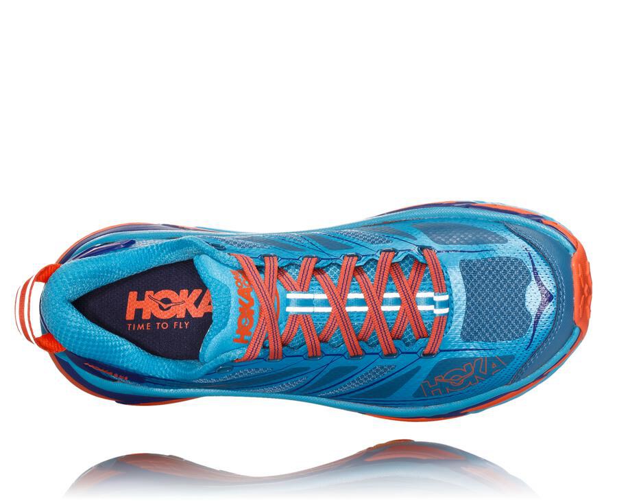 Hoka One One Spor Ayakkabı Kadın Mavi - Mafate Speed 2 - KG8126397